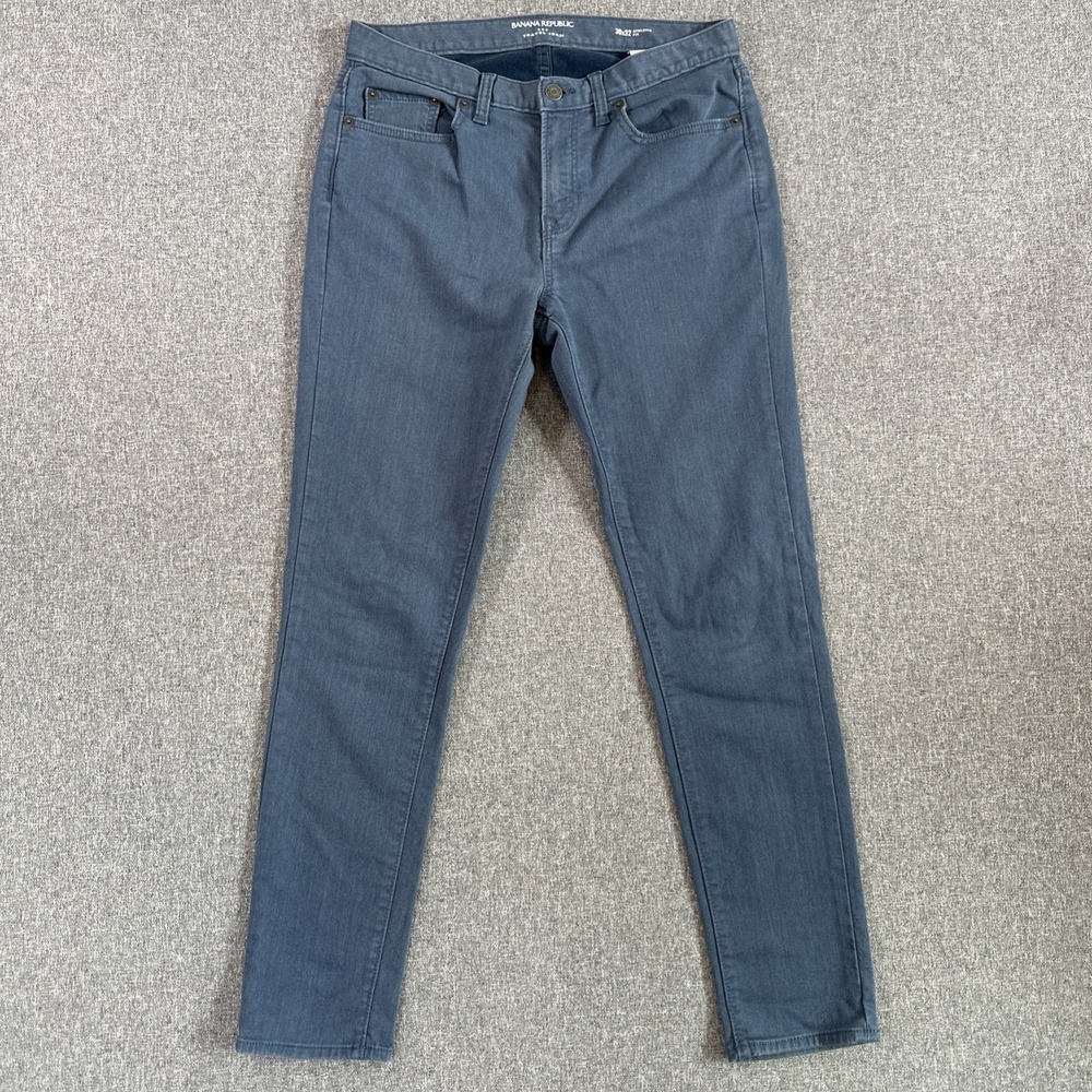 Banana Republic Travel Jean Size 30x32‎ Athletic Fit Blue Denim Men's Pants